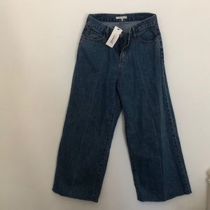 Oak + Fort flare denim pants